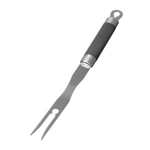 Fourchette à viande en inox avec poignée souple
