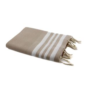 Fouta coton beige 100x200