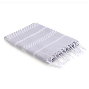 Fouta coton gris perle 100x200