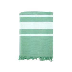 Fouta doublée éponge  Caraibes" Fougere  90x170"