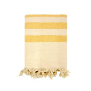 Fouta doublée éponge Fidji" Tournesol  90x160"
