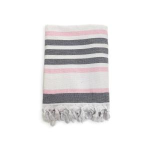 Fouta doublée éponge Latigo Candy" 140x180cm 340g/m² rose"…