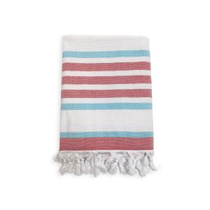 Fouta doublée éponge Latigo Paradise" 140x180cm 340g/m² rou…