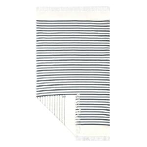 Fouta pestamal de plage  90x170 cm bleu