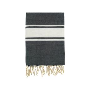 Fouta plate traditionnelle  Kozo" Bleu Marine 100x200"