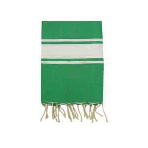 Fouta plate traditionnelle  Kozo" Vert  100x200"