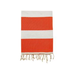 Fouta plate traditionnelle Transat" Orange 100x200"