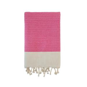 Fouta traditionnelle Athena"  100x200cm 190g/m² fuschia"