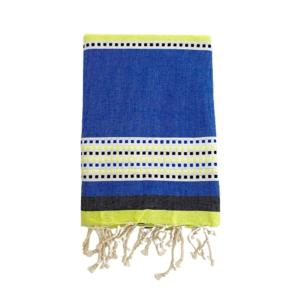 Fouta traditionnelle Banado" Navy 100x200"