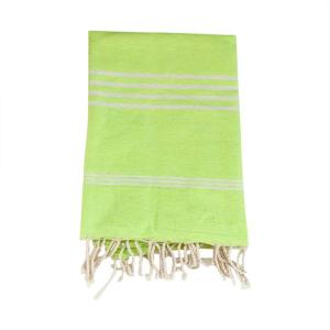 Fouta traditionnelle Kolora" Vert 100x200cm"