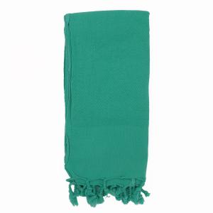 Fouta vintage 100% coton avec franges menthe 95x170cm