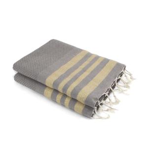 Fouta XXL coton taupe clair 200x200