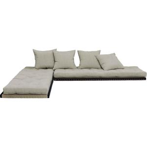 Futon canapé lit 3 places 2x70x200 lin