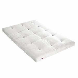 Futon coton   mousse mémoire anti-taches 140x190