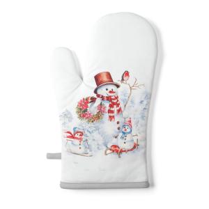Gant de cuisine bonshommes de neige