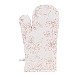 Gant de cuisine en coton motif floral 19x33
