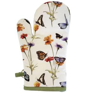 Gant de cuisine jardin de papillons