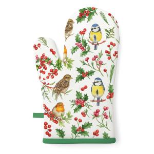 Gant de cuisine oiseaux dhiver