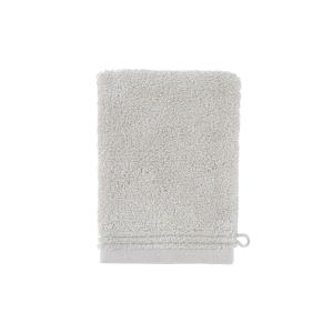 Gant de toilette en  coton gris 15 x 21 cm