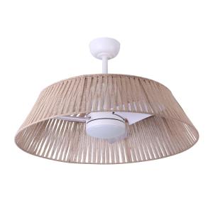 GEMA - Ventilateur de plafond extérieur 82cm LED 18W Blanc