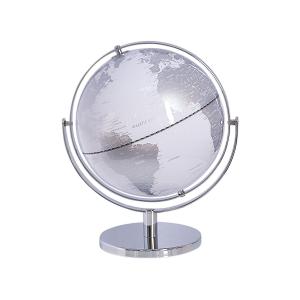 Globe blanc et argenté D27