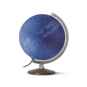 Globe stellaire zodiacal 30 cm  lumineux  textes en latin