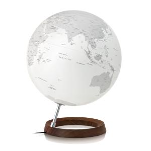 Globe terrestre de design 30 cm  lumineux  textes en anglais