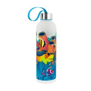 Gourde 80 cl  bleu acier 25 x 7 x 7 cm