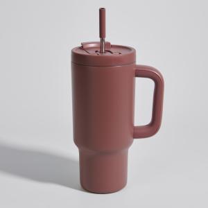 Gourde en inox rose 0,9L