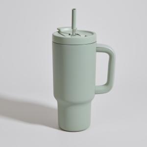 Gourde en inox vert 0,9L