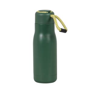 Gourde en inox vert et jaune 0,380L