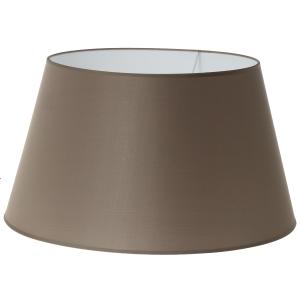 Grand abat jour conique marron taupe D40 cm