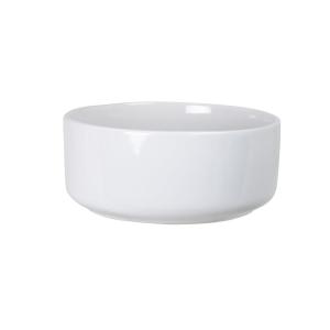 Grand bol pour poke bowl en grès blanc