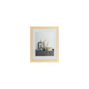 Grand cadre photo en bois beige 40x50