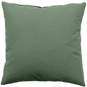 Grand coussin déhoussable vert argile 60 x 60 cm