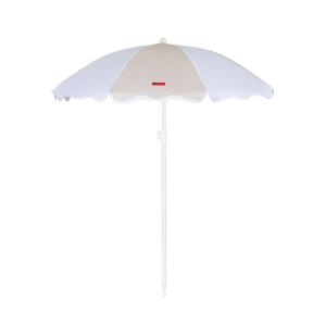 Grand Parasol Bicolore Polyester 210x160cm Beige