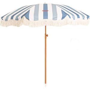 Grand Parasol Polyester 210x170cm Bleu