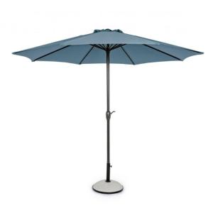 Grand parasol rond avec mât central en aluminium et toile b…