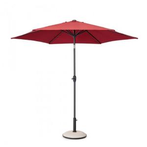 Grand parasol rond avec mât central en aluminium et toile r…
