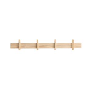 Grand porte-manteau mural 80 cm Verni