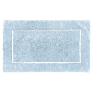 Grand tapis de bain zéro twist 1000gr/m²  bleu arctic  60x1…