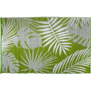 Grand tapis de jardin réversible 242,5 x 150 cm jungle