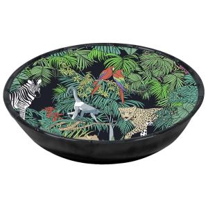 Grande assiette creuse mélamine 23 cm avec des motifs jungl…