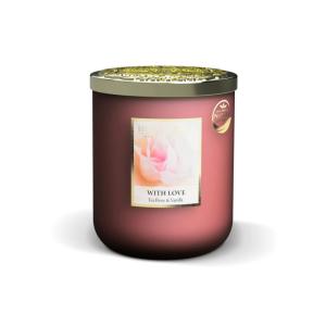 Grande bougie à la cire de soja avec amour 75 heures
