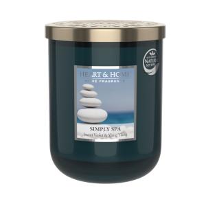 Grande bougie à la cire de soja éveil des sens
