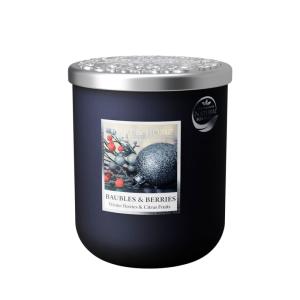 Grande bougie boules enchantées