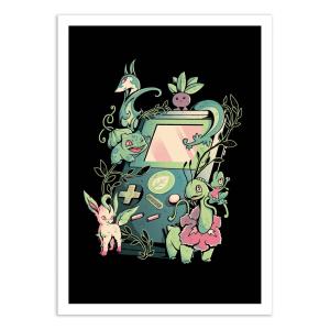 GRASS GAME - EDUELY - Affiche d'art 50 x 70 cm