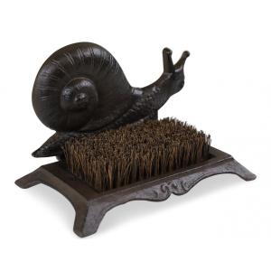 Gratte-Pied Fonte Marron 25.5x16x17cm - Décoration d'Autref…