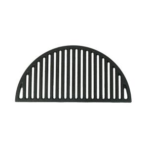 Grille de cuisson en fonte en forme de demi-lune