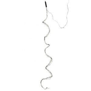 Guirlande luminaire argent avec 200 led blanches L2m
